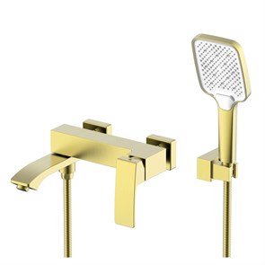 {{photo.Alt || photo.Description || 'Смеситель Raglo для ванны и душа настенный излив поворотный 15 см, сатин золотой (R01.30.03)'}}