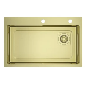 {{photo.Alt || photo.Description || 'Кухонная мойка Raglo R702.7246.03 из стали в базу от 80см, сатин золотой'}}