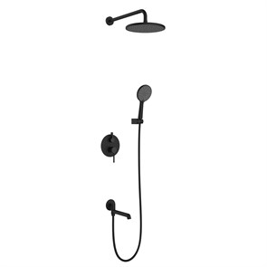 {{photo.Alt || photo.Description || 'Душевая система Raglo для ванны и душа встраиваемая на 3 режима излив поворотный 20 см, черный (R20.27.06)'}}