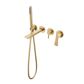 {{photo.Alt || photo.Description || 'Смеситель Raglo для ванны и душа встраиваемый излив монолитный 20 см, сатин золотой (R07.32.03)'}}