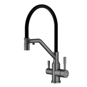 {{photo.Alt || photo.Description || 'Смеситель Raglo для кухни со съемным гибким изливом, с магнитным фиксатором излива, с подключением фильтра питьевой воды (R81.62.09)'}}