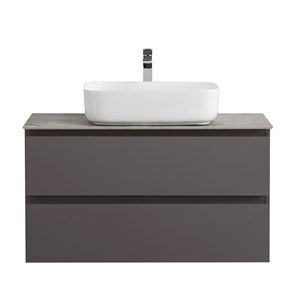 {{photo.Alt || photo.Description || 'Тумба со столешницей подвесная BelBagno KRAFT 100 Темно-Серый Матовый, столешница KEP-100-GRN'}}