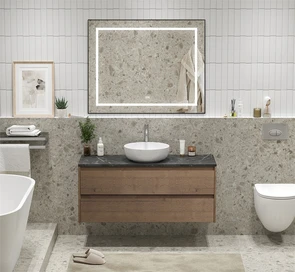 {{photo.Alt || photo.Description || 'Тумба со столешницей подвесная BelBagno KRAFT 120 Rovere Tabacco'}}