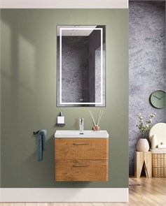 {{photo.Alt || photo.Description || 'Тумба с раковиной подвесная BelBagno DUE 60 Rovere Nature, раковина белая'}}