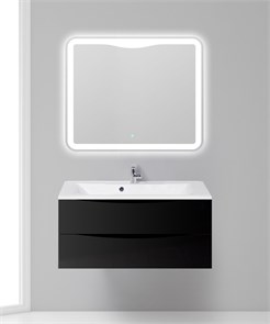 {{photo.Alt || photo.Description || 'Тумба с раковиной подвесная BelBagno MARINO 100 Nero Lucido, раковина белая'}}