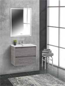 {{photo.Alt || photo.Description || 'Тумба с раковиной подвесная BelBagno KRAFT 39 60 Cemento Grigio, раковина белая'}}
