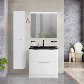{{photo.Alt || photo.Description || 'Тумба с раковиной напольная BelBagno ACQUA 80 Bianco Lucido, раковина чёрная'}}