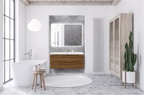 {{photo.Alt || photo.Description || 'Тумба с раковиной подвесная BelBagno ACQUA 120 Rovere Rustico, раковина белая'}}