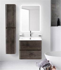 {{photo.Alt || photo.Description || 'Тумба с раковиной подвесная BelBagno ALBANO 60 Rovere Nature Grigio, раковина белая'}}