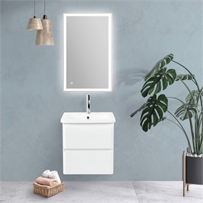 {{photo.Alt || photo.Description || 'Тумба с раковиной подвесная BelBagno ALBANO-CER 50 Bianco Lucido, раковина белая'}}