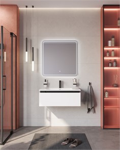 {{photo.Alt || photo.Description || 'Тумба с раковиной подвесная CEZARES SLIDER 80 Bianco Opaco, раковина белая'}}