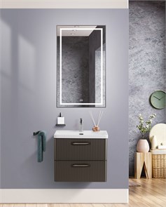 {{photo.Alt || photo.Description || 'Тумба с раковиной подвесная BelBagno DUE 60 Оружейная сталь, раковина белая'}}