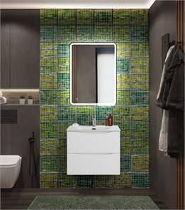 {{photo.Alt || photo.Description || 'Тумба с раковиной подвесная BelBagno MARINO-CER-N 60 Bianco Opaco, раковина белая'}}