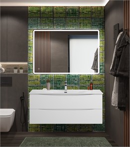 {{photo.Alt || photo.Description || 'Тумба с раковиной подвесная BelBagno MARINO-CER-N 120 Bianco Lucido, раковина белая'}}