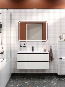 {{photo.Alt || photo.Description || 'Тумба с раковиной подвесная CEZARES PLANE 100 Bianco Lucido, раковина белая CZR-8002-100'}}