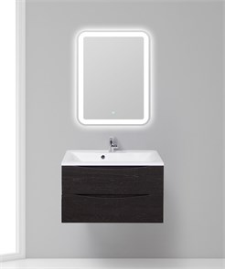 {{photo.Alt || photo.Description || 'Тумба с раковиной подвесная BelBagno MARINO 80 Rovere Cioccolato Amaro, раковина белая'}}