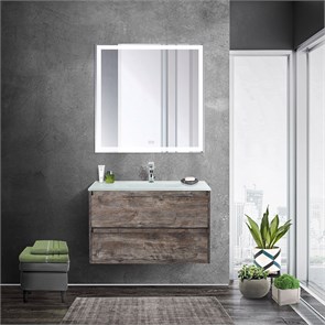 {{photo.Alt || photo.Description || 'Тумба со стеклянной раковиной подвесная BelBagno KRAFT 80 Pino Pasadena, раковина белая'}}