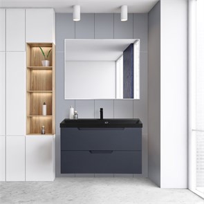 {{photo.Alt || photo.Description || 'Тумба с раковиной подвесная BelBagno VITTORIA 100 Grigio Opaco, раковина чёрная'}}