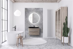 {{photo.Alt || photo.Description || 'Тумба с раковиной подвесная BelBagno ACQUA 80 Pino Scania, раковина чёрная'}}