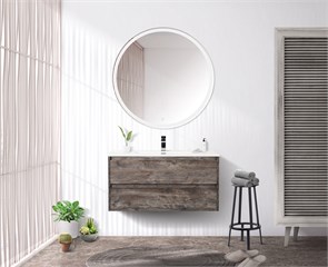 {{photo.Alt || photo.Description || 'Тумба с раковиной подвесная BelBagno KRAFT 100 Pino Pasadena, раковина белая'}}