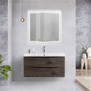 {{photo.Alt || photo.Description || 'Тумба с раковиной подвесная BelBagno ACQUA 100 Rovere Nature Grigio, раковина белая'}}