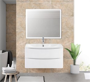{{photo.Alt || photo.Description || 'Тумба с раковиной подвесная BelBagno ACQUA 100 Bianco Lucido, раковина белая'}}