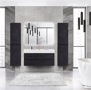 {{photo.Alt || photo.Description || 'Тумба с раковиной подвесная CEZARES MOLVENO 46 120 Nero, раковина белая'}}