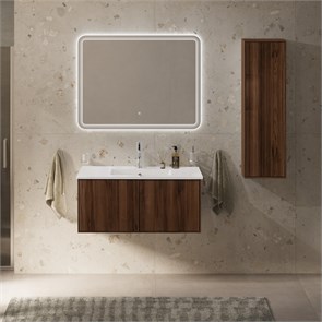 {{photo.Alt || photo.Description || 'Тумба с раковиной подвесная с выдвижными ящиками CEZARES PORTOFINO 100 Noce, раковина белая CZR-8002-100'}}