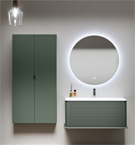 {{photo.Alt || photo.Description || 'Тумба с раковиной подвесная CEZARES IDRA 98 Verde opaco, раковина белая 50264'}}