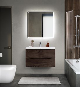 {{photo.Alt || photo.Description || 'Тумба с раковиной подвесная BelBagno MARINO-CER-MINI 80 Rovere Nature Grigio, раковина белая'}}