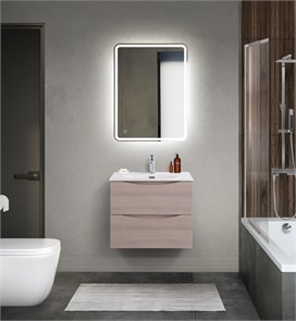 {{photo.Alt || photo.Description || 'Тумба с раковиной подвесная BelBagno MARINO-CER-MINI 60 Rovere Grigio, раковина белая'}}