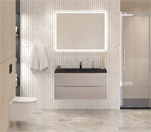 {{photo.Alt || photo.Description || 'Тумба с раковиной подвесная BelBagno MARINO 100 Rovere Grigio, раковина чёрная BB1000/445-LV-ART-PR-NERO'}}
