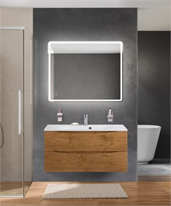 {{photo.Alt || photo.Description || 'Тумба с раковиной подвесная BelBagno MARINO 100 Rovere Nature, раковина белая BB1000/450-LV-MR-FT'}}