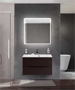 {{photo.Alt || photo.Description || 'Тумба с раковиной подвесная BelBagno MARINO 80 Rovere Cioccolato Amaro, раковина белая BB800/450-LV-MR-FT'}}