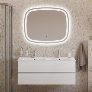 {{photo.Alt || photo.Description || 'Тумба с раковиной на две чаши подвесная CEZARES MOLVENO 46 120 Bianco Ghiaccio, раковина белая CZR-8070-120-2'}}