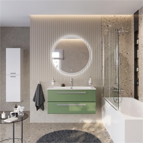 {{photo.Alt || photo.Description || 'Тумба с раковиной подвесная CEZARES ECO-CER-N 100 Фисташковый Софт, раковина белая CZR-8073-100'}}