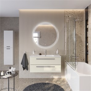 {{photo.Alt || photo.Description || 'Тумба с раковиной подвесная CEZARES ECO-CER-N 100 Альпака Брашированная, раковина белая CZR-8095-100'}}