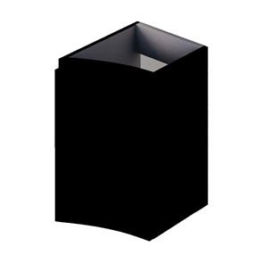 {{photo.Alt || photo.Description || 'Шкафчик подвесной с одной распашной створкой, левый VAGUE CEZARES 55284 Nero Opaco'}}