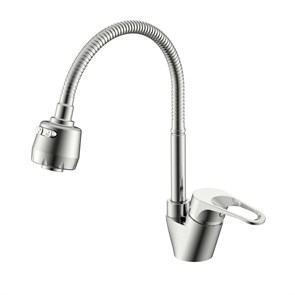 {{photo.Alt || photo.Description || 'Смеситель Splenka для кухни 2-х режимный гибкий поворотный излив, сатин (S202.47.05)'}}