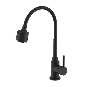 {{photo.Alt || photo.Description || 'Смеситель Splenka для кухни 2-х режимный гибкий поворотный излив, черный (S201.47.06)'}}