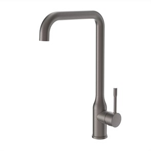 {{photo.Alt || photo.Description || 'Смеситель Splenka для кухни П-образный поворотный излив, графит (S206.40.09)'}}