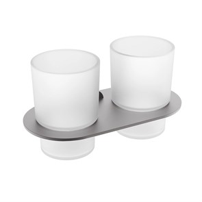 {{photo.Alt || photo.Description || 'Стакан для зубных щеток с держателем Raglo двойной, графит (R300.08.09)'}}