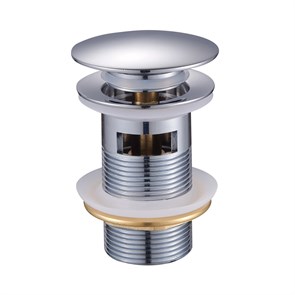 {{photo.Alt || photo.Description || 'Донный клапан для раковины Raglo c переливом (клик-клак), латунь, хром (R600.03)'}}