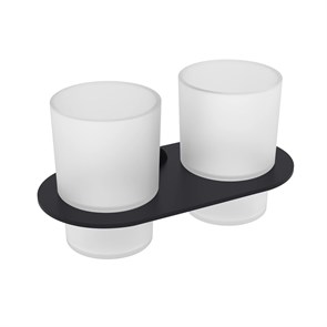 {{photo.Alt || photo.Description || 'Стакан для зубных щеток с держателем Raglo двойной, черный (R300.08.06)'}}