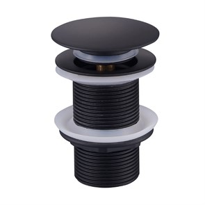 {{photo.Alt || photo.Description || 'Донный клапан для раковины Raglo без перелива (клик-клак), латунь, черный (R600.02.06)'}}