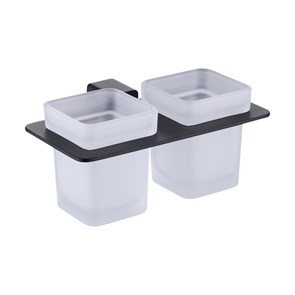 {{photo.Alt || photo.Description || 'Стакан для зубных щеток с держателем Raglo двойной, черный (R301.08.06)'}}