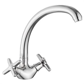 {{photo.Alt || photo.Description || 'Смеситель Splenka для кухни вентильный С-образный поворотный излив, хром (S80.42)'}}