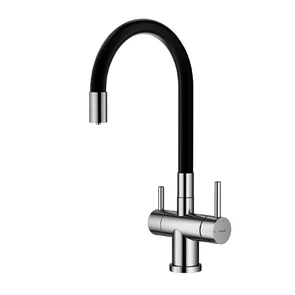 {{photo.Alt || photo.Description || 'Смеситель Splenka S70.64.05 для кухни с подключением к фильтру гибкий поворотный излив, сатин'}}