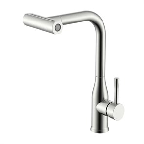 {{photo.Alt || photo.Description || 'Смеситель Splenka для кухни мультирежимный поворотный выдвижной излив, сатин (S206.49.05)'}}