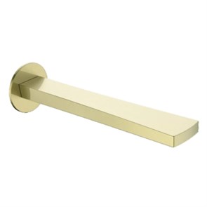 {{photo.Alt || photo.Description || 'Излив монолитный встраиваемый Raglo для ванны и душа 24 см латунь, сатин золотой (R473.61.03)'}}